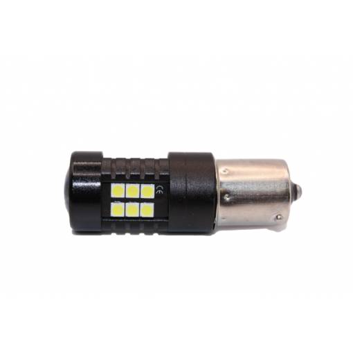 Foto - Auto LED žiarovka CAN BUS BA15S 1156 P21W R5W - Biele