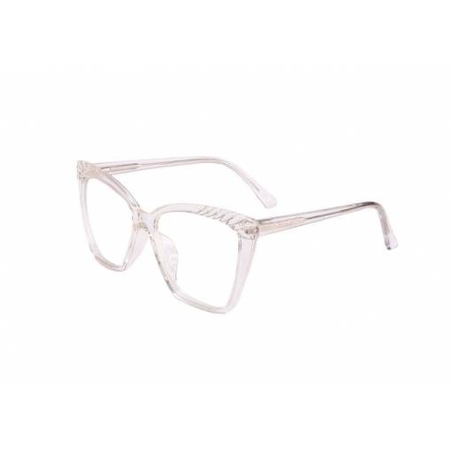 Foto - Dámske okuliare proti modrému svetlu - Transparentné sivé