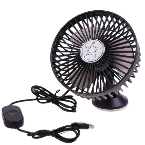 E-shop Otočný USB ventilátor do auta