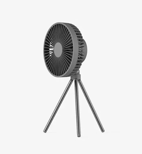 E-shop Prenosný ventilátor s USB-C - Tmavosivý