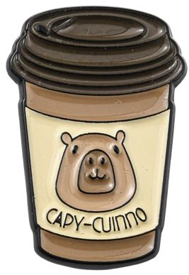 E-shop Odznaky Kapybara - Capuccino