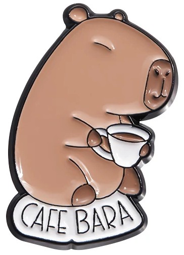 E-shop Odznaky Kapybara - Kafe